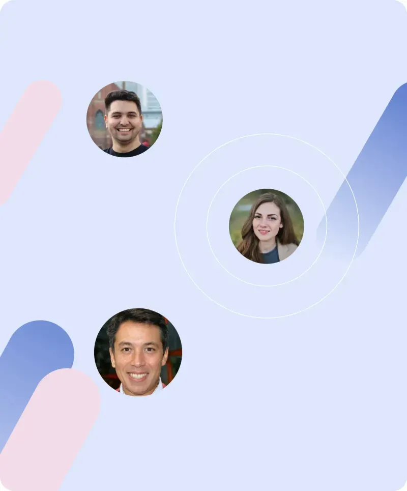 The Muzzo app: the first candidates identified by the headhunters.